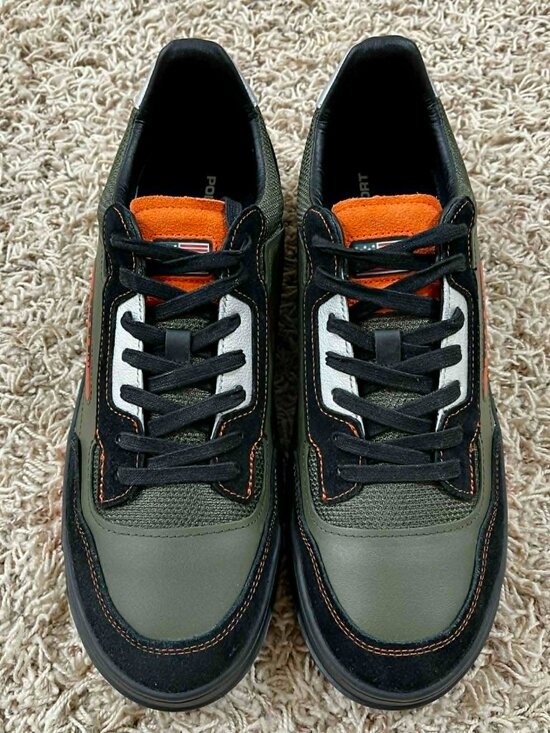 Polo Sport Ralph Lauren Men’s PS300 Leather-Paneled Sneakers Shoes Size 12 (New)